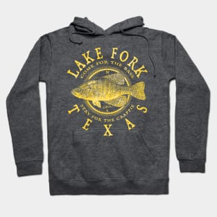 Lake Fork, Texas, Crappie Fishing Hoodie